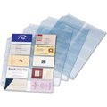 Cardinal Brands Business Card Refill Pages, Holds 200 Cards, Clear, 20 Cards/Sheet, 10/Pack 7856000